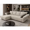 Coltar Extensibil Forio, 320/297x171x88 h cm, Stofa Maro Deschis picture - 1