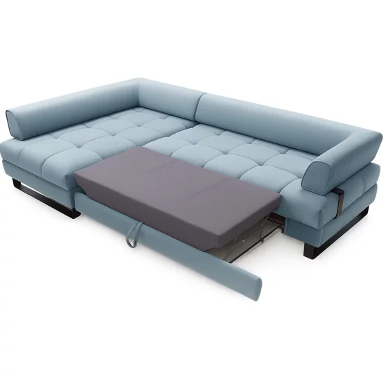 Coltar Extensibil Havana 272x173x72-89 h cm, Albastru Deschis picture - 3