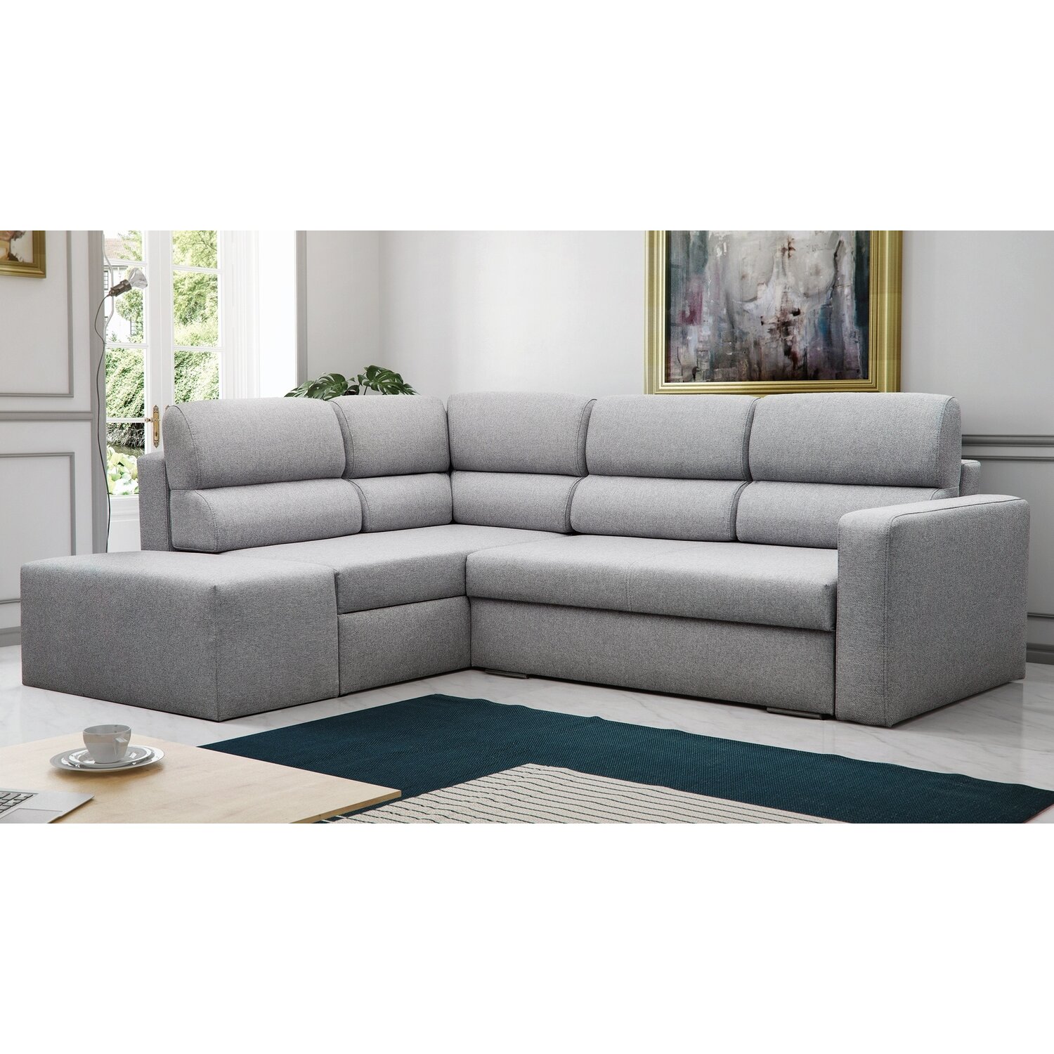 Coltar extensibil kenya gri
