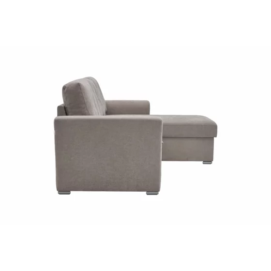 Coltar Extensibil Leyja, Universal, 244x157x86 h cm, Stofa Beige Nisip picture - 5