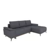 Coltar Extensibil Luigi, 262x168x85 h cm, Stofa, Grafit picture - 3