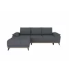 Coltar Extensibil Luigi, 262x168x85 h cm, Stofa, Grafit picture - 1