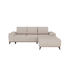 Coltar Extensibil Luigi, 262x168x85 h cm, Stofa, Grej