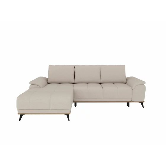 Coltar Extensibil Luigi, 262x168x85 h cm, Stofa, Grej picture - 1