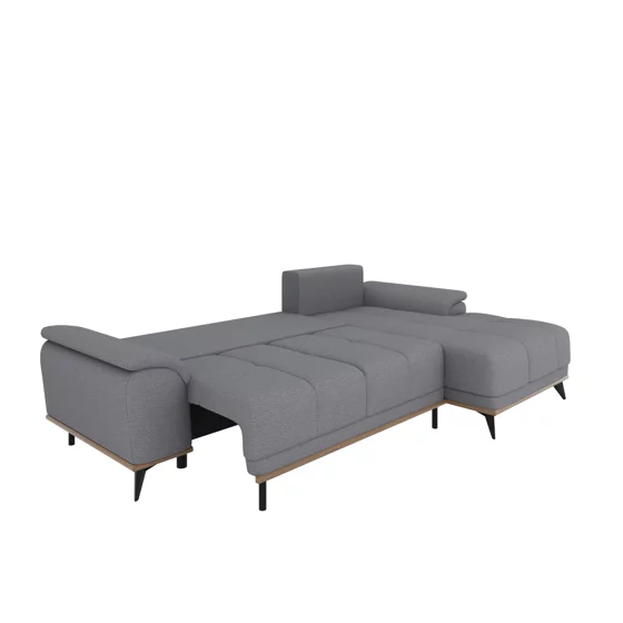 Coltar Extensibil Luigi, 262x168x85 h cm, Stofa, Gri Albastrui picture - 8