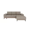 Coltar Extensibil Luigi, 262x168x85 h cm, Stofa, Taupe picture - 2