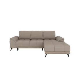 Coltar Extensibil Luigi, 262x168x85 h cm, Stofa, Taupe