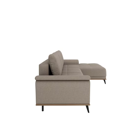 Coltar Extensibil Luigi, 262x168x85 h cm, Stofa, Taupe picture - 4