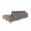 Coltar Extensibil Luigi, 262x168x85 h cm, Stofa, Taupe picture - 6