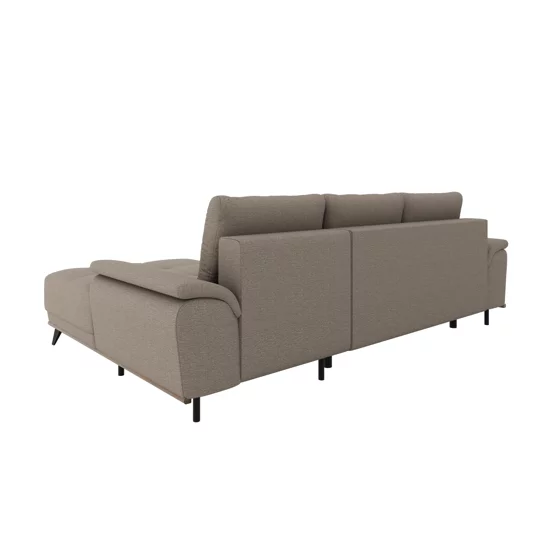 Coltar Extensibil Luigi, 262x168x85 h cm, Stofa, Taupe picture - 6