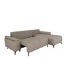Coltar Extensibil Luigi, 262x168x85 h cm, Stofa, Taupe picture - 7