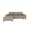 Coltar Extensibil Luigi, 262x168x85 h cm, Stofa, Taupe picture - 1
