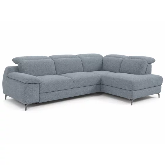 Coltar Extensibil Luise, 281x207x80 h cm, Stofa Albastra picture - 1
