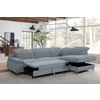 Coltar Extensibil Luise, 281x207x80 h cm, Stofa Albastra picture - 3