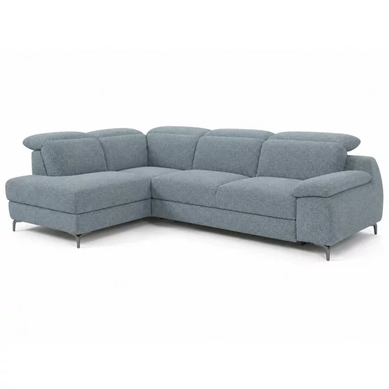 Coltar Extensibil Luise, 281x207x80 h cm, Stofa Albastra picture - 2