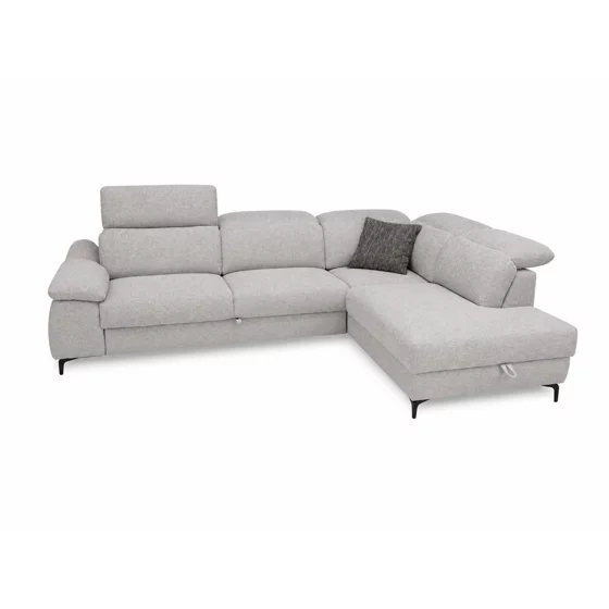 Coltar Extensibil Luise, 281x207x80 h cm, Stofa Beige picture - 1