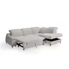 Coltar Extensibil Luise, 281x207x80 h cm, Stofa Beige picture - 3