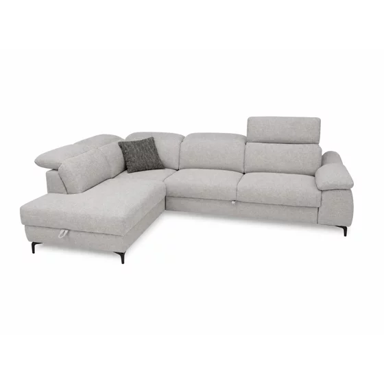 Coltar Extensibil Luise, 281x207x80 h cm, Stofa Beige picture - 2
