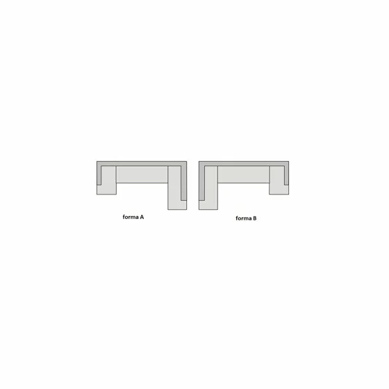 Coltar Extensibil Madeira PR3, 350x235x184 h cm, Stofa Vibe 95 Gri picture - 2