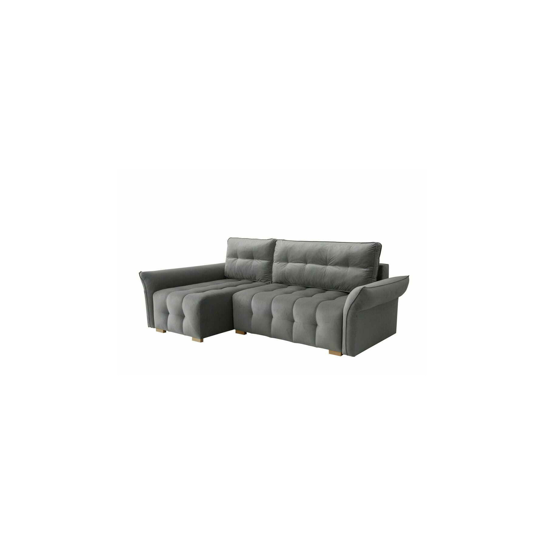 Coltar extensibil malaga, 249x147x94 cm, gri