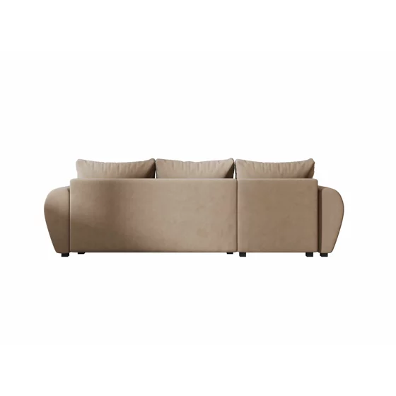 Coltar Extensibil Matola, Universal, Compartiment Depozitare, 246x145x82 h cm, Stofa, beige picture - 7