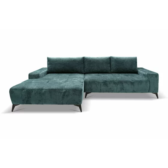 Coltar Extensibil Mauro, 290x175x85 cm, Stofa, Teal picture - 3