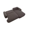 Coltar Extensibil Molly L, 276x176x84 h cm, Stofa Tip Boucle,  Coffe picture - 2