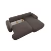 Coltar Extensibil Molly L, 276x176x84 h cm, Stofa Tip Boucle,  Coffe picture - 3