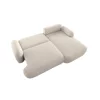 Coltar Extensibil Molly L, 276x176x94 h cm, Stofa Tip Boucle, Beige Inchis picture - 3