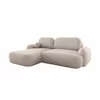 Coltar Extensibil Molly L, 276x176x94 h cm, Stofa Tip Boucle, Beige Inchis picture - 2