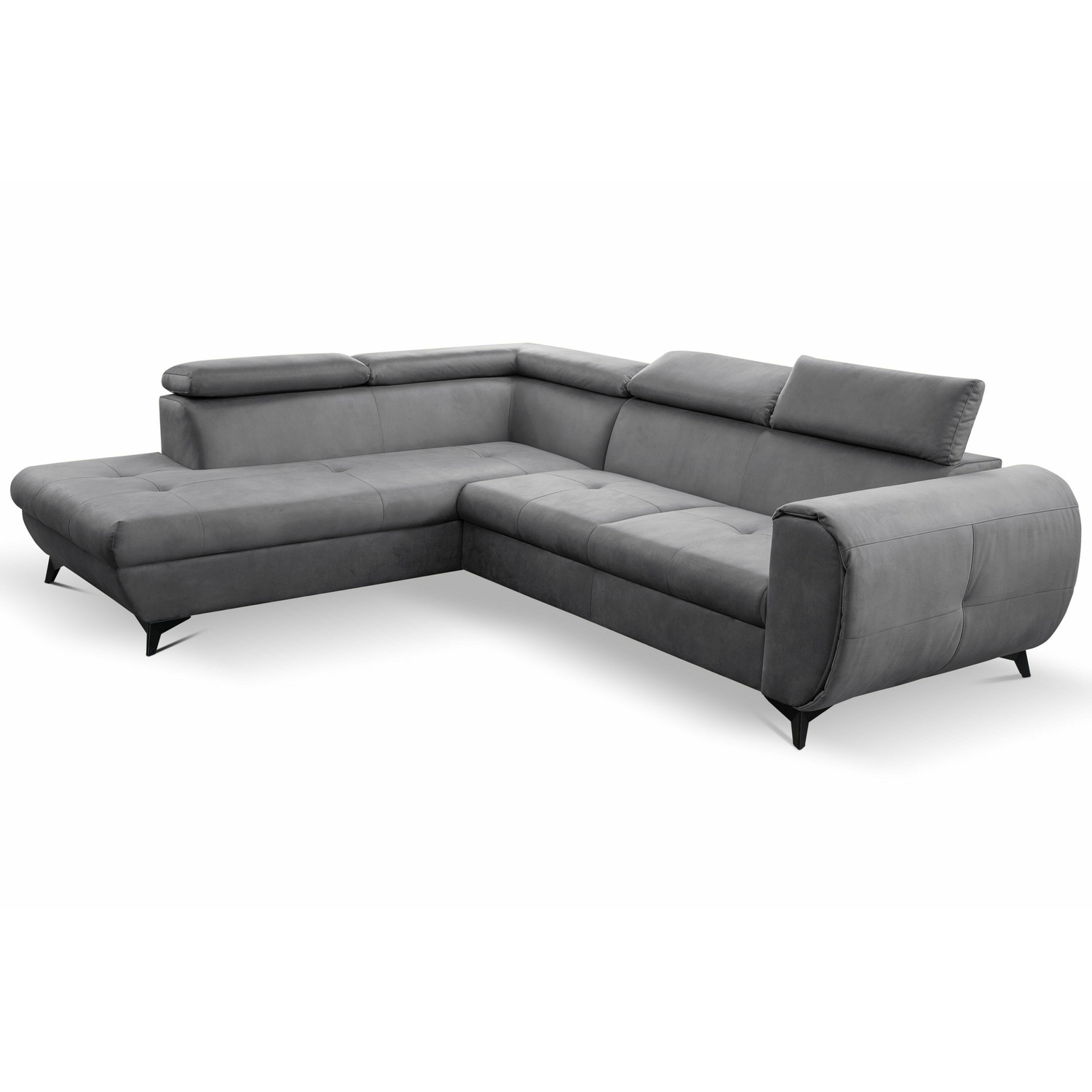 Coltar extensibil mona pik, 260x217x75-90 cm, gri - asti 14