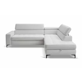 Coltar Extensibil Nala, 251x203x70-90 h cm, Stofa, Gri