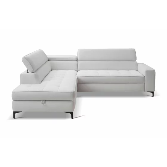 Coltar Extensibil Nala, 251x203x70-90 h cm, Stofa, Gri picture - 1