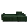 Coltar Extensibil Nova, Compartiment Depozitare,  240x145x75 cm, Stofa Tip Catifea,Verde picture - 4