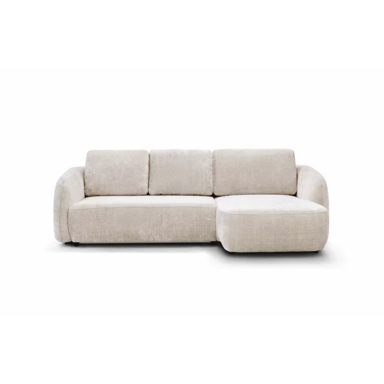 Coltar Extensibil Praga, 270x154x94 h cm, Stofa Beige picture - 6