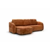 Coltar Extensibil Praga, 270x154x94 h cm, Stofa Portocalie picture - 8