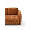 Coltar Extensibil Praga, 270x154x94 h cm, Stofa Portocalie picture - 9