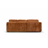 Coltar Extensibil Praga, 270x154x94 h cm, Stofa Portocalie picture - 10
