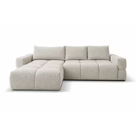 Coltar Extensibil Taremi LCH, 299x173x90 cm, Stofa Ivory