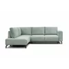 Coltar Extensibil Vedra, 270x210x90 h cm, Stofa Raita, Verde Mint picture - 2