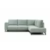 Coltar Extensibil Vedra, 270x210x90 h cm, Stofa Raita, Verde Mint picture - 4
