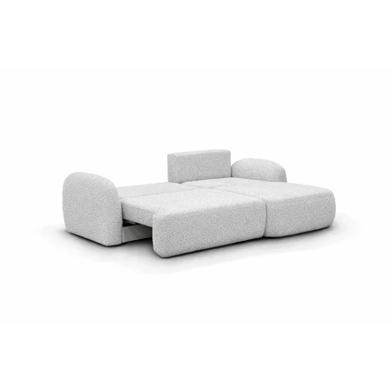 Coltar Extensibil Vertigo, 270x175x90 h cm, Stofa Gri Silver picture - 3