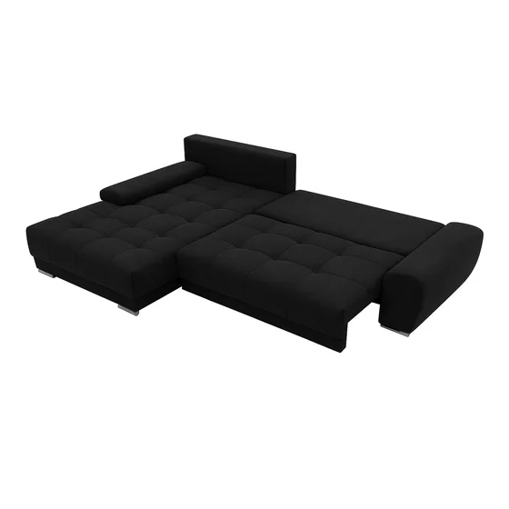 Coltar Extensibil Wave, 281x189x74-86 h cm, Stofa Grafit picture - 3