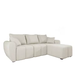 Coltar Extensibil Weinang, 246x145x82 cm, Stofa Crem