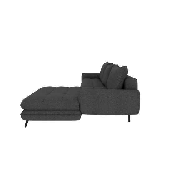 Coltar Extensibil Wesper, 266x189x69-93 h cm, Stofa, Gri picture - 5