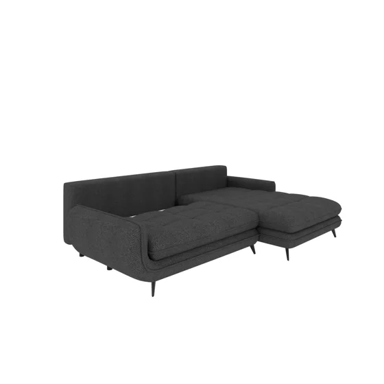 Coltar Extensibil Wesper, 266x189x69-93 h cm, Stofa, Gri picture - 8