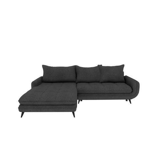 Coltar Extensibil Wesper, 266x189x69-93 h cm, Stofa, Gri picture - 2