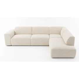 Coltar Faaron Set 2, 295x222x78 h cm, Stofa tip Boucle Crem