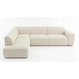 Coltar Faaron Set 2, 295x222x78 h cm, Stofa tip Boucle Crem