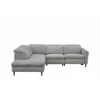 Coltar Laccio Cu Recliner Electric si Spatiu de Depozitare,  279x217 cm, Stofa Gri picture - 2